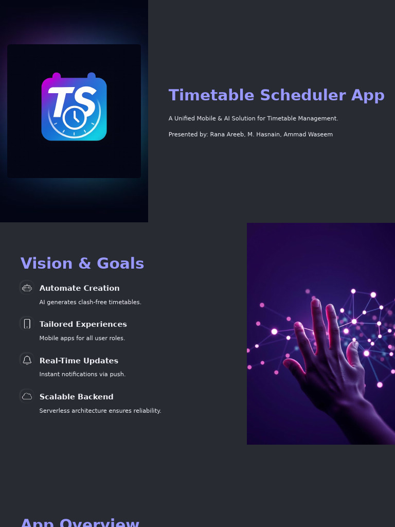 AI-Powered Timetable Scheduler App | PDF | Artificial Intelligence ...