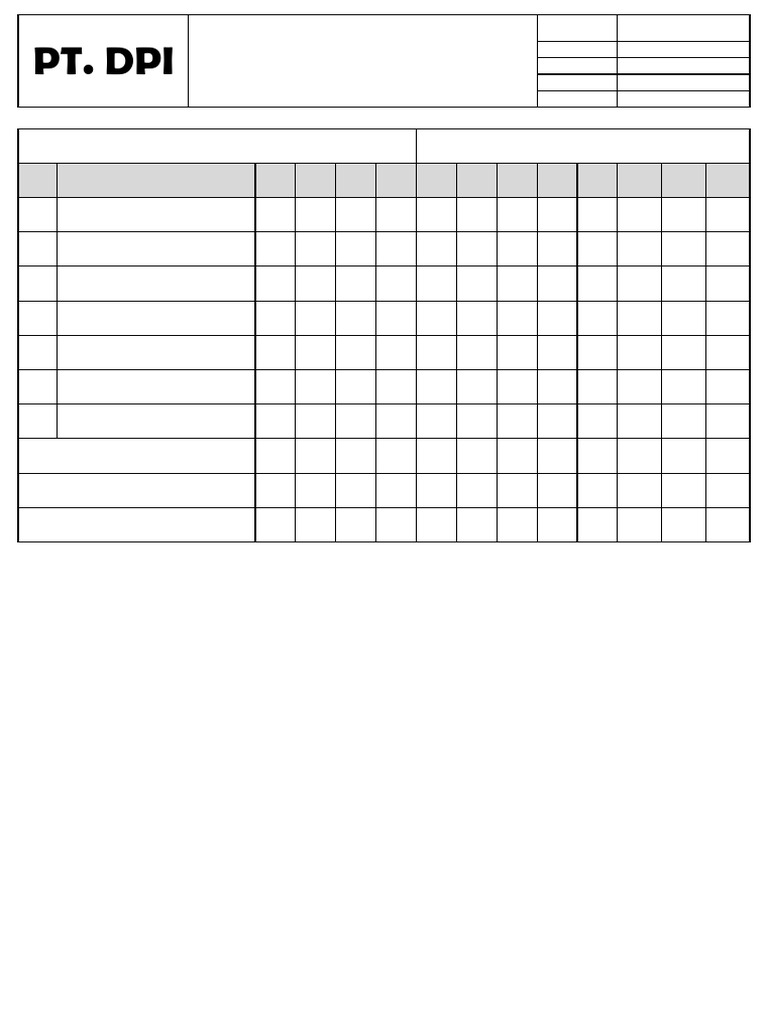 Form Checklist Box Hydrant PT. DPI | PDF