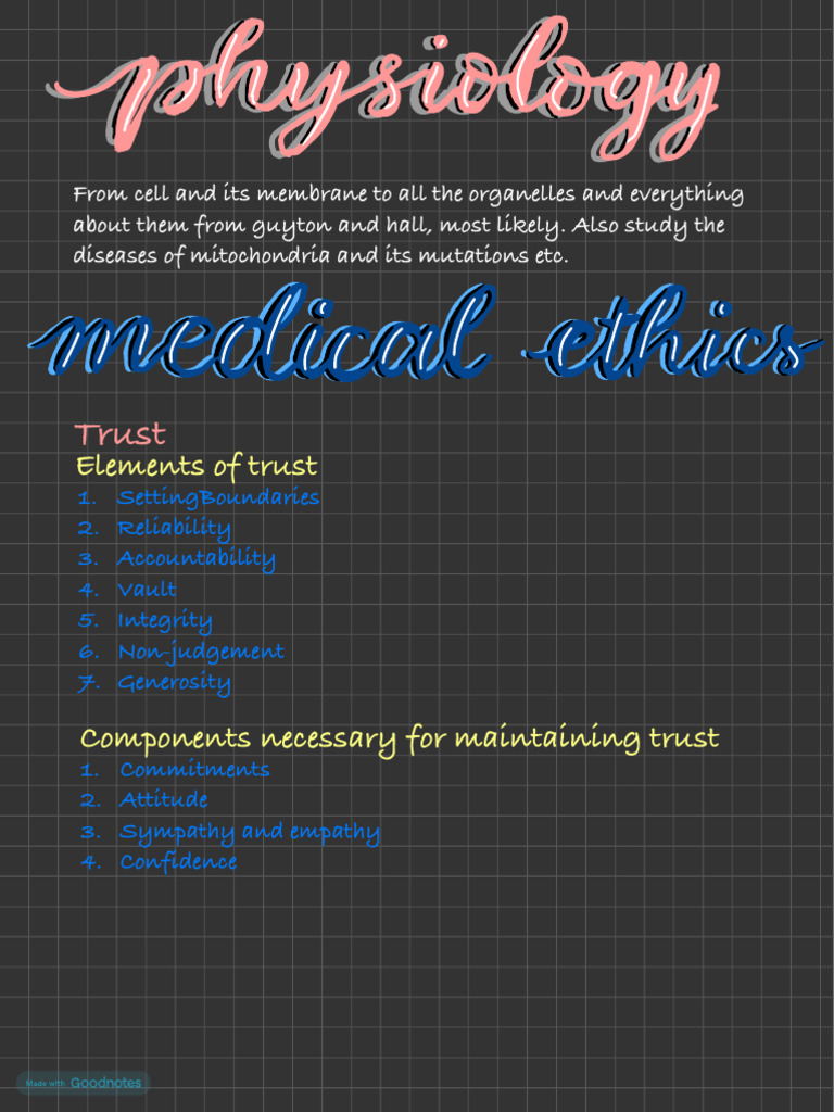 Physio Notes | PDF