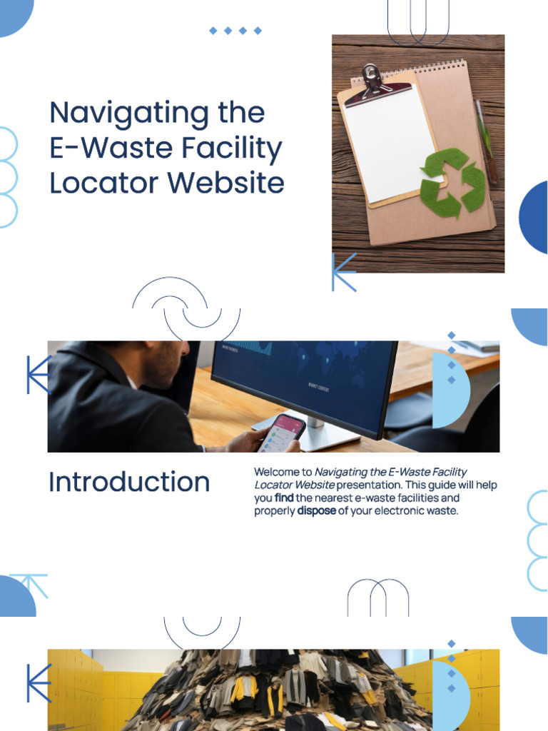Slidesgo Navigating The e Waste Facility Locator Website ...