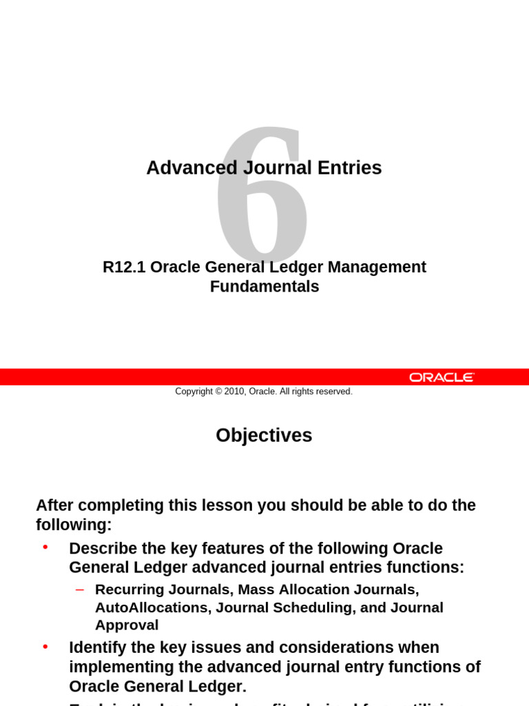 GL Training Session 6 | PDF | Revenue | All Rights Reserved