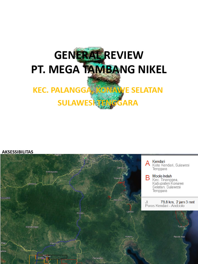 Tinjauan PT Mega Tambang Nikel Konawe | PDF