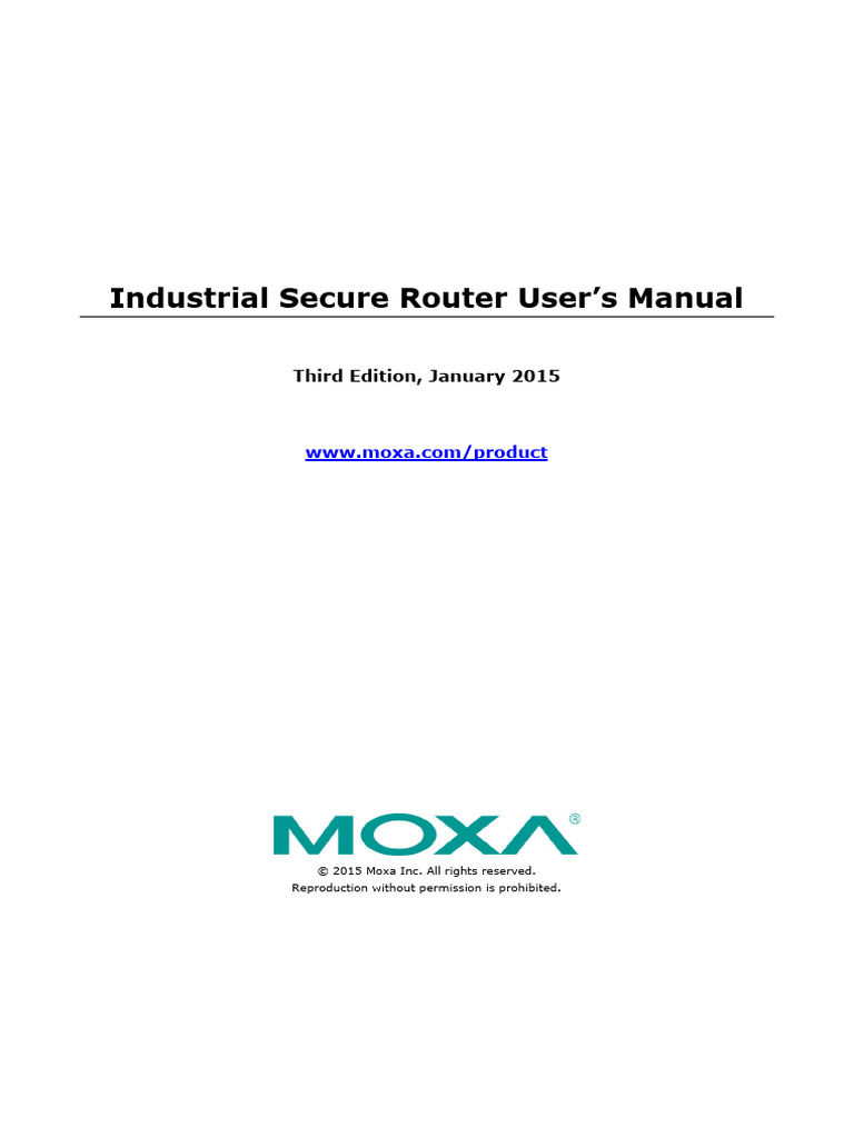 Industrial Router Safety Protocols Guide | PDF | Ip Address | Computer ... - Router Security And Safety Protocols