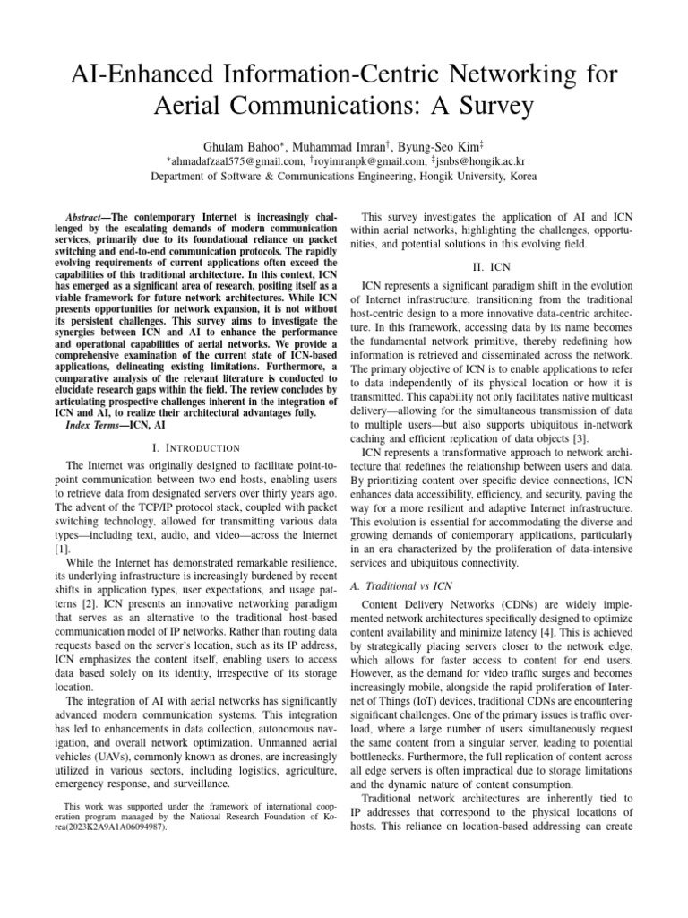IEEE Conference Template 1 | PDF | Computer Network | Cache (Computing)