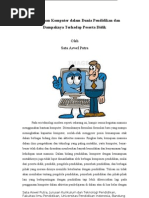 Download Penggunaan Komputer Dalam Dunia Pendidikan Dan Dampaknya Terhadap Peserta Didik by Aswel Ben Zon SN89453573 doc pdf