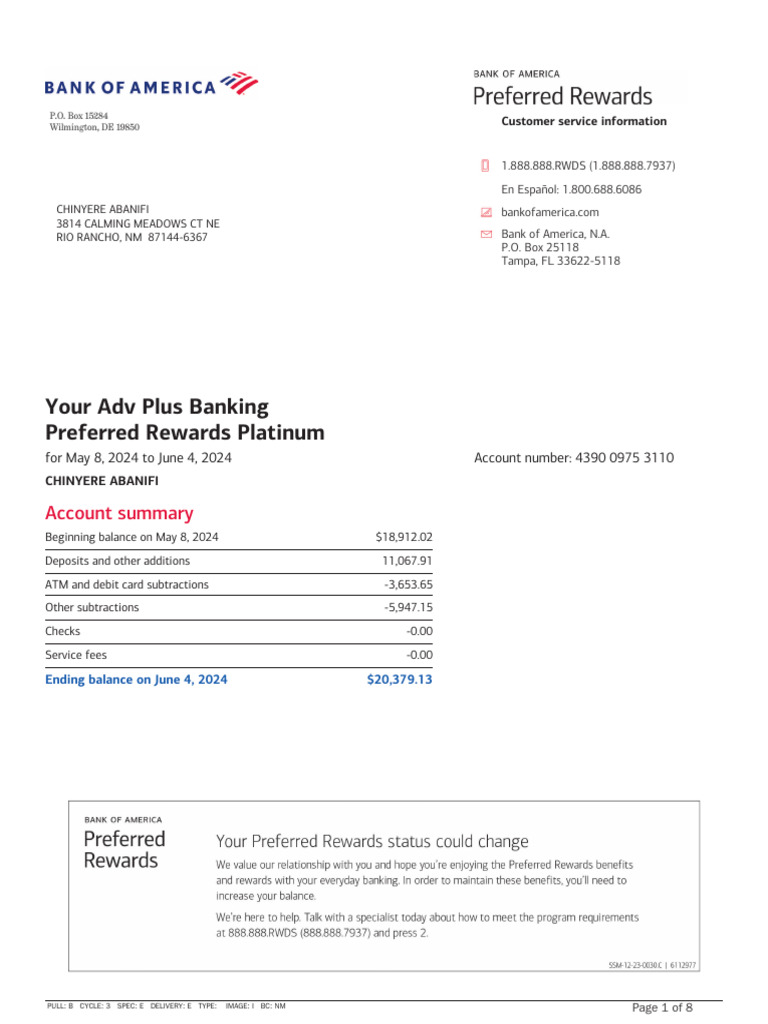 Statement 3 | PDF | Banks | Receipt