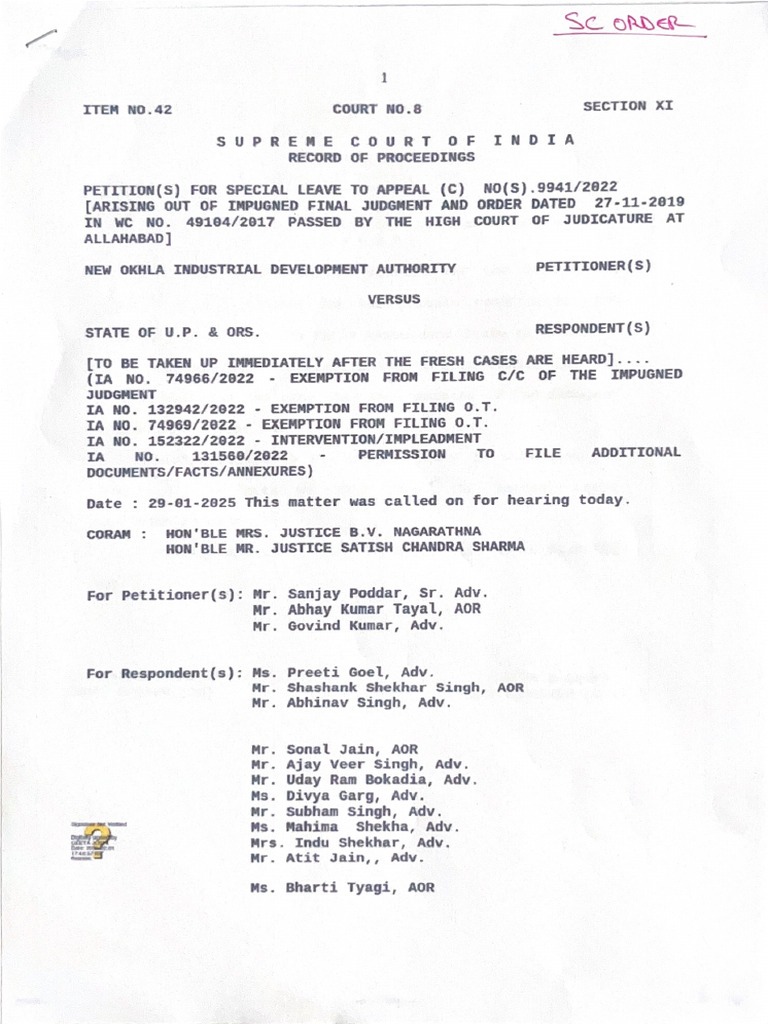 SC Order | PDF