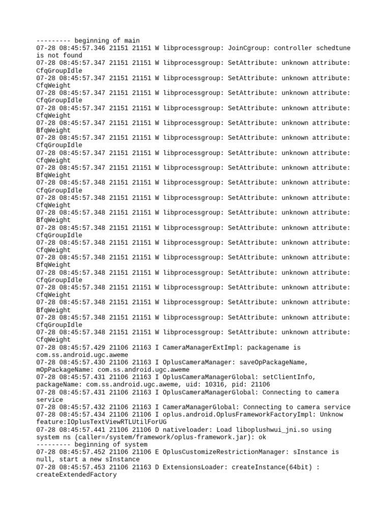 Log Cat 1753672557252 | PDF | Computer Engineering | Software Development