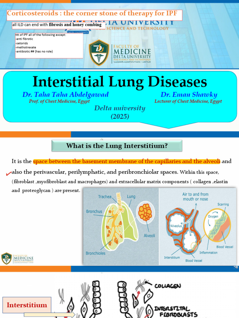 Interstitial Lung Diseases Overview | PDF | Respiratory Diseases | Lung