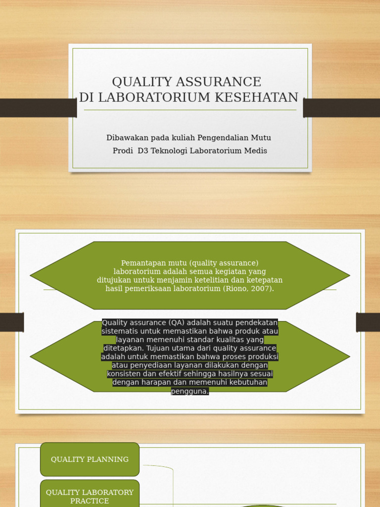 Quality Assurance | PDF