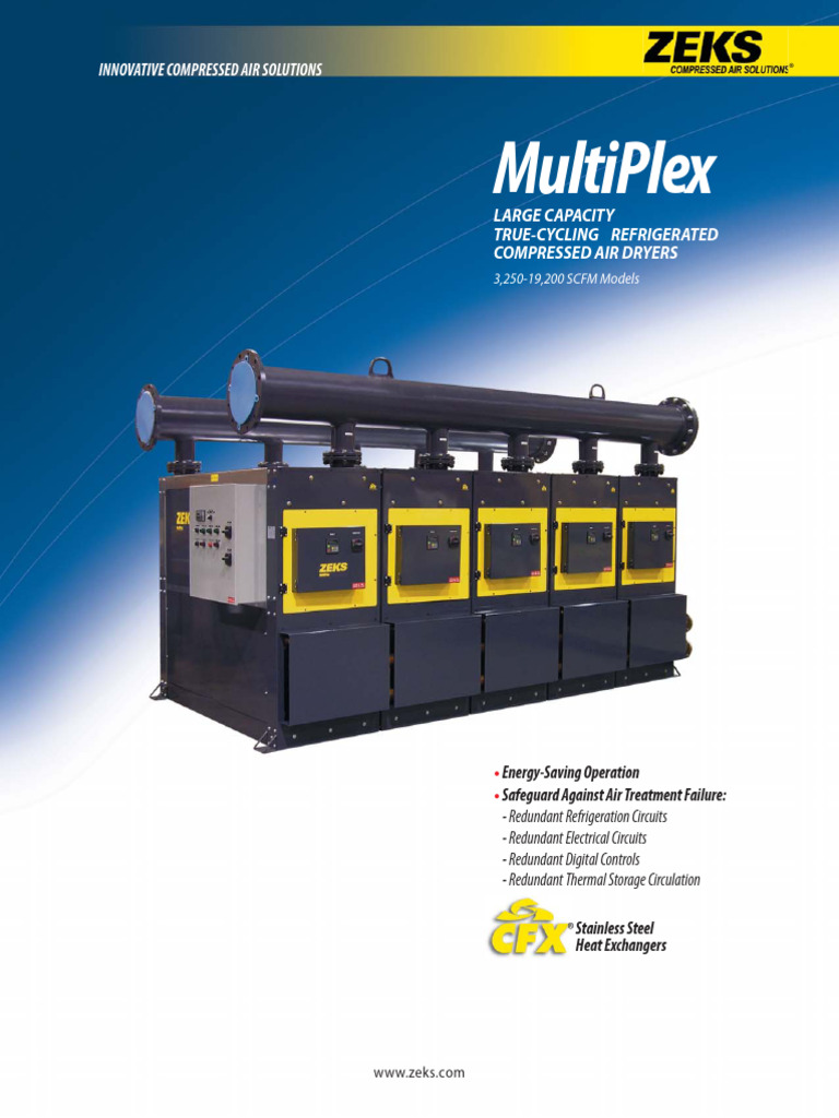 MultiPlex™ Compressed Air Dryers Overview | PDF | Clothes Dryer ...
