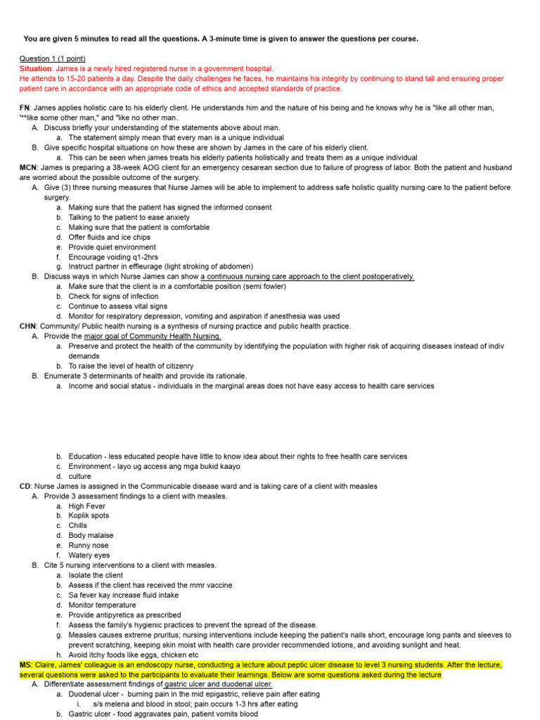 NSG 6002 Week 5 Knowledge Check Guide | PDF | Autism | Menstrual Cycle