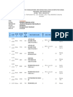 Jadwal Kuliah Akademi Manajemen Informatika dan Komputer Bina Sarana Informatika (AMIK BSI) Jakarta