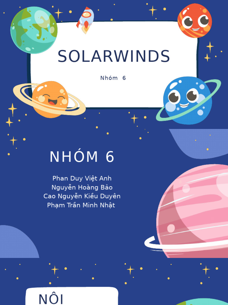 Nhom6 SolarWinds | PDF