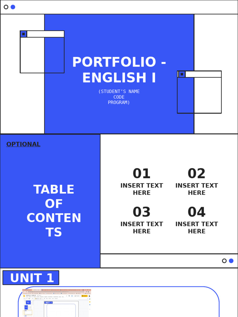 Portfolio - Template | PDF