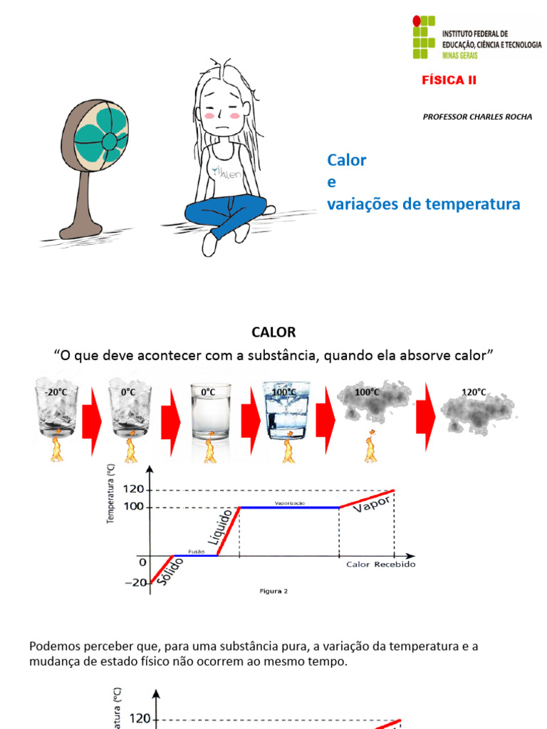 Calor e Temperatura: Conceitos Fundamentais | PDF | Calor | Capacidade ...