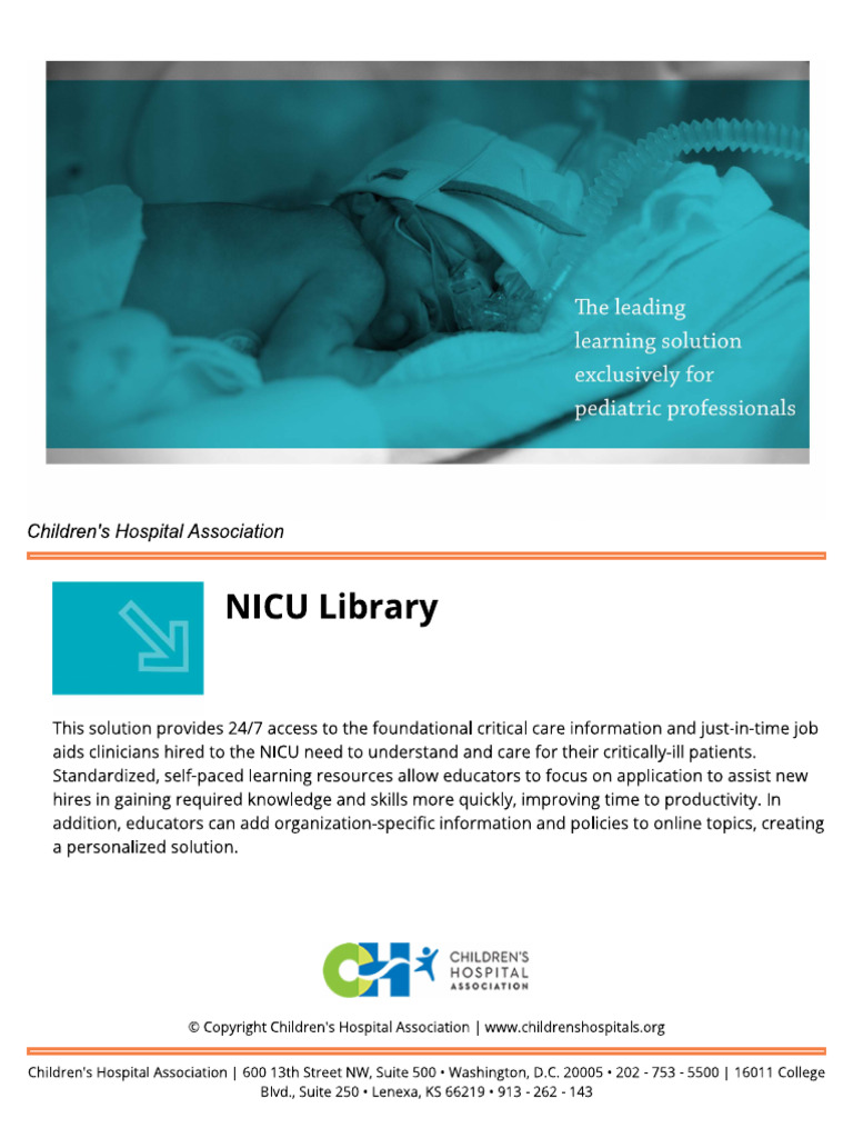 NICU Library - PLS | PDF
