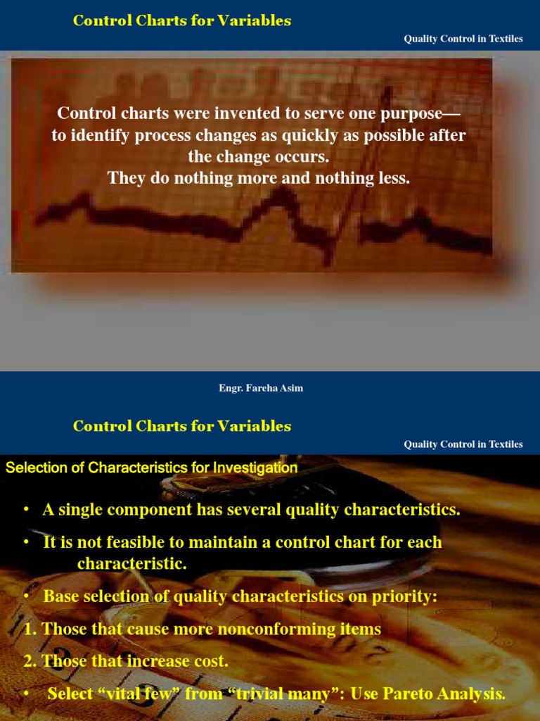 Lecture 17 Control Charts | PDF | Mean | Standard Deviation