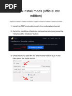 Installing Mods on TLauncher Guide | PDF