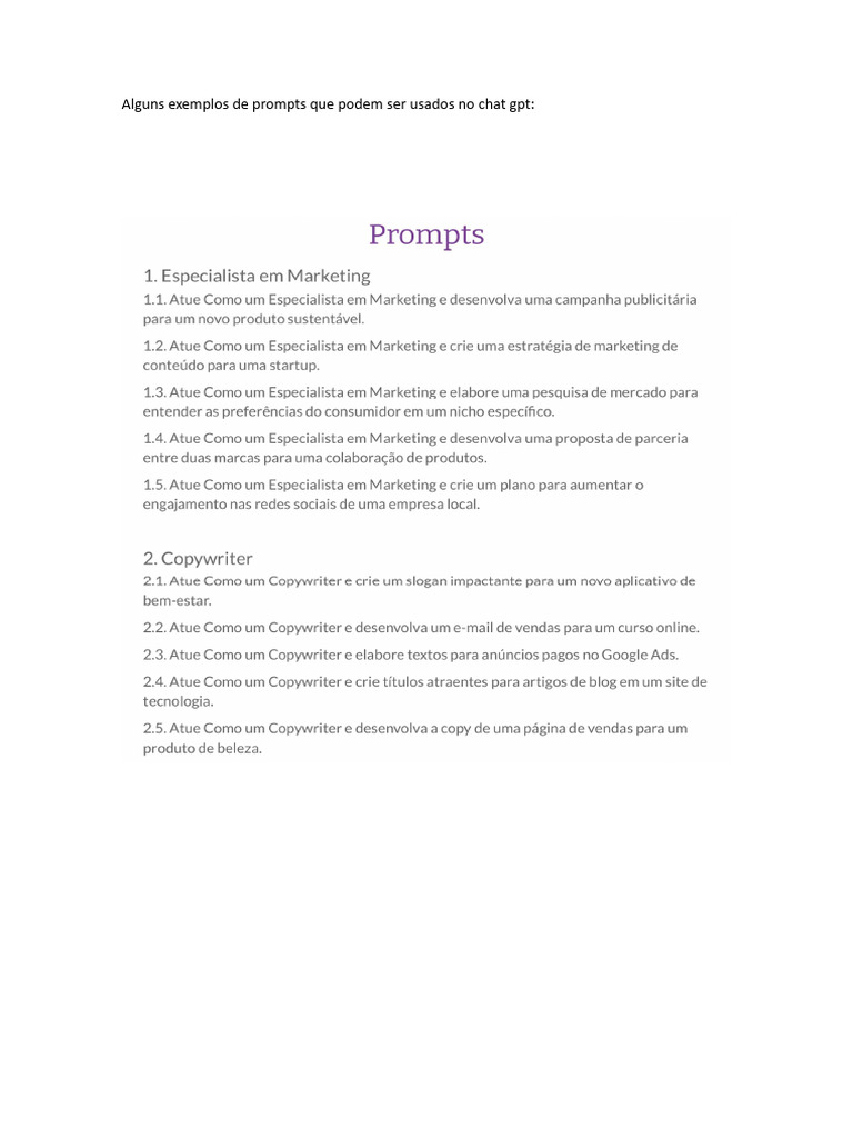 Prompts | PDF
