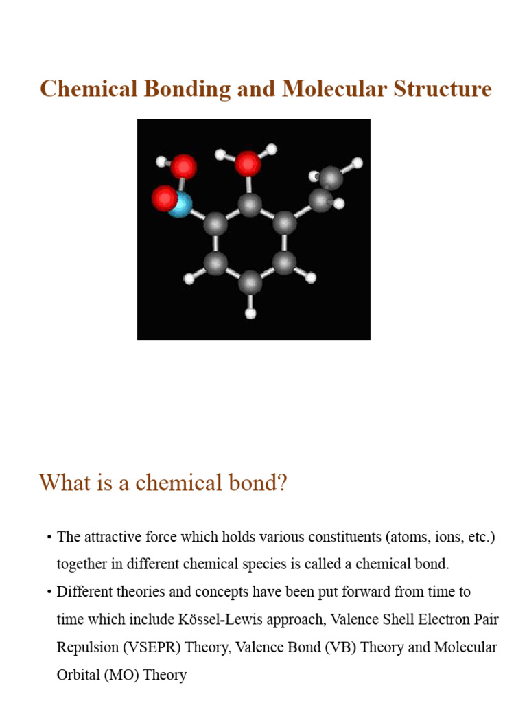 Chemical Bonding and Molecular Structure | PDF | Ionic Bonding | Chemical  Bond, image size:768x1024