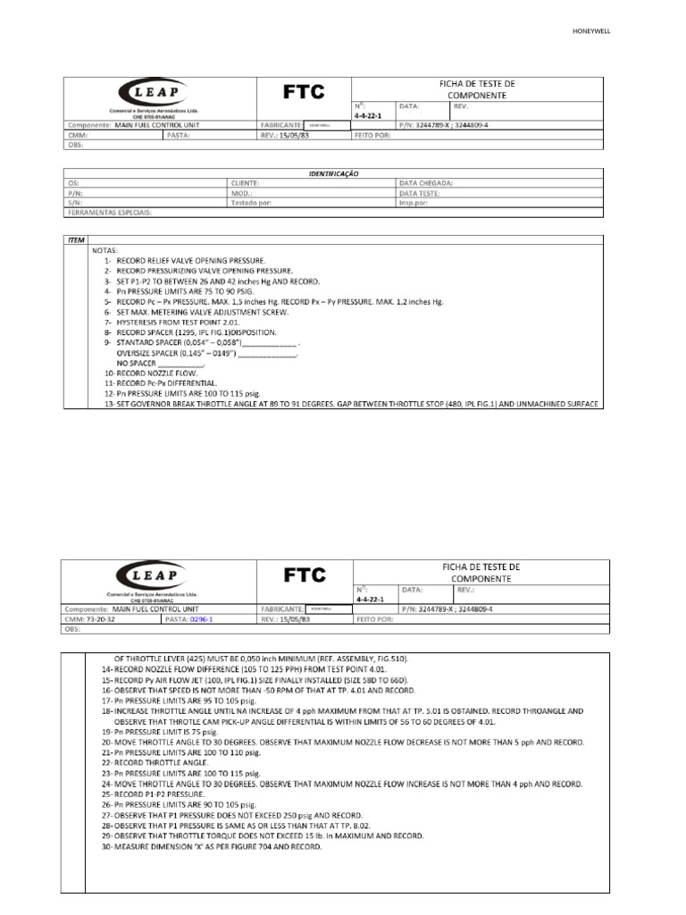 Teste FCU Word | PDF