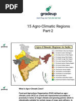 Agro-Ecological Zones of India | PDF | Agriculture | Crops