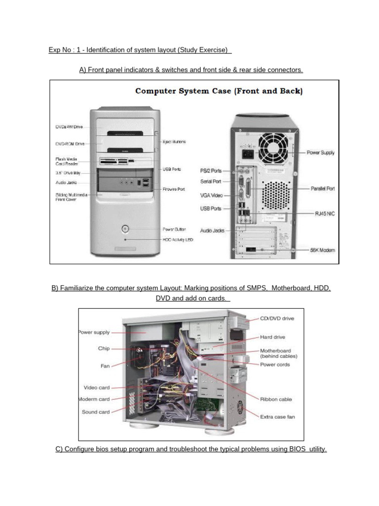 Computer System & Network Setup Guide | PDF | Computer Network | Bios