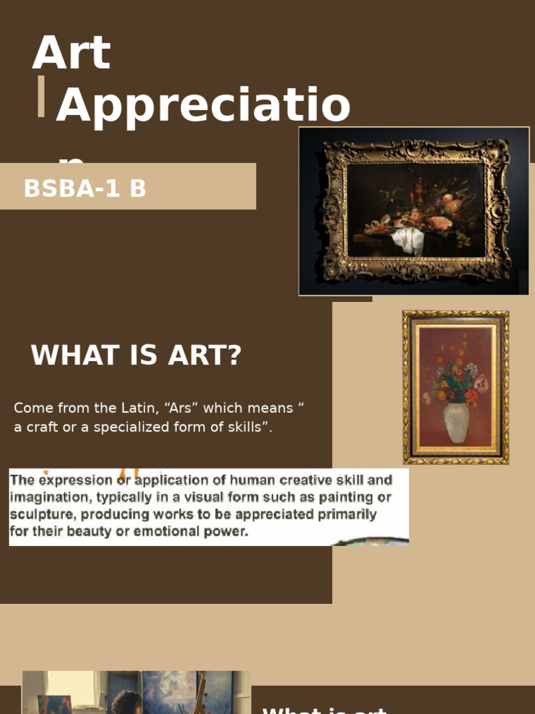 Understanding Art: Appreciation & Process | PDF