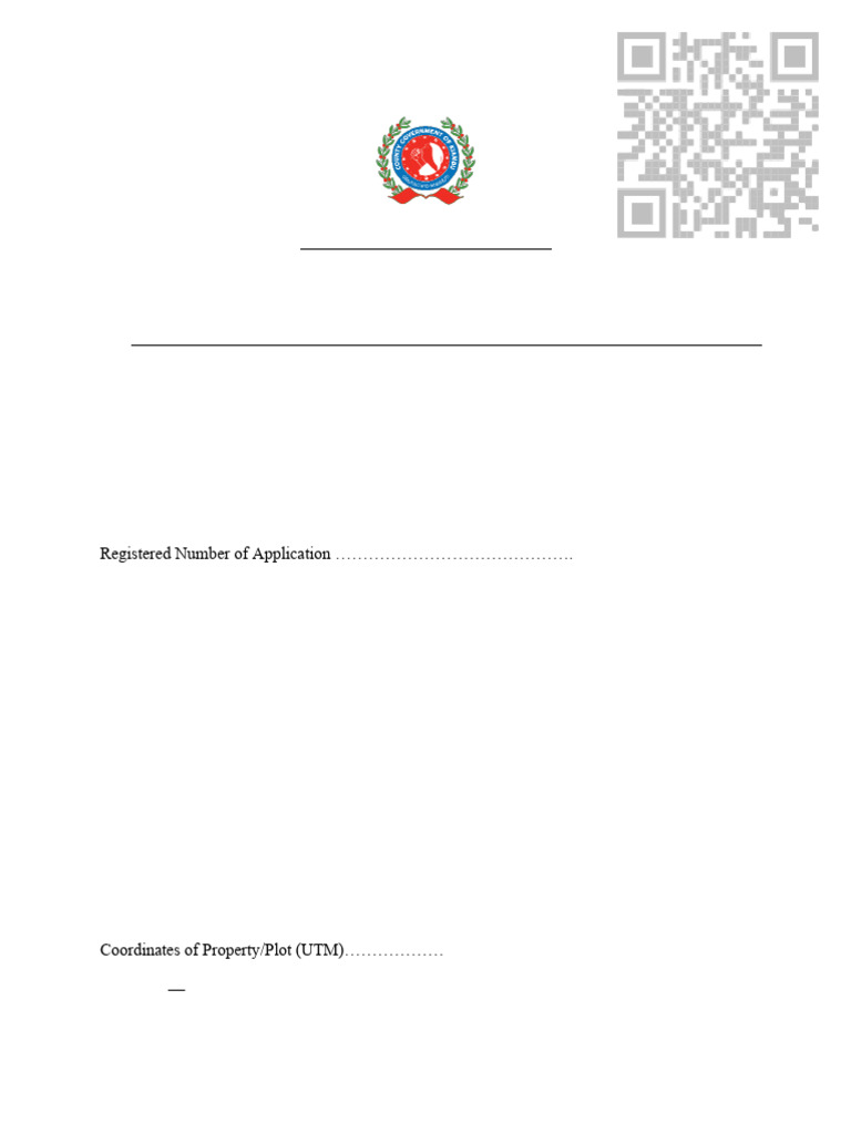 PPA1 Development Permission Form Kenya | PDF | Easement