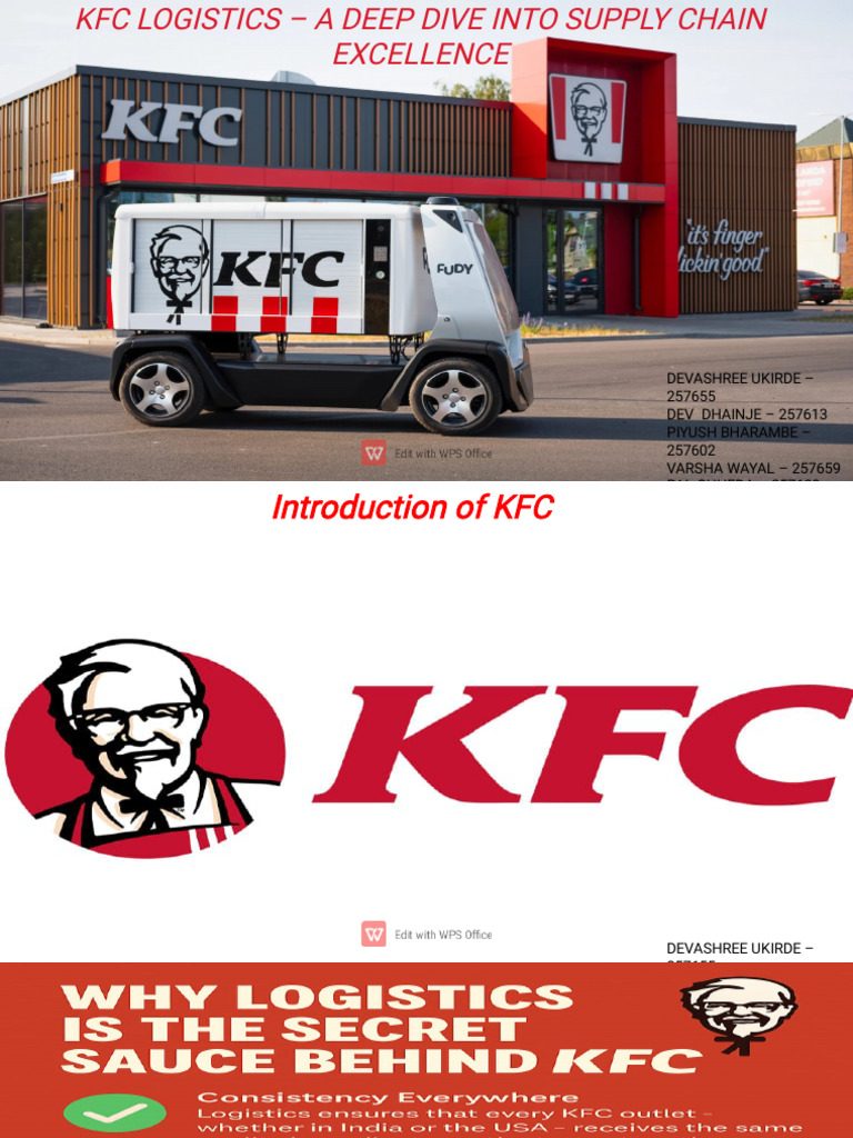 KFC Logistics and Supply Chain Insights | PDF | Logistics | Warehouse