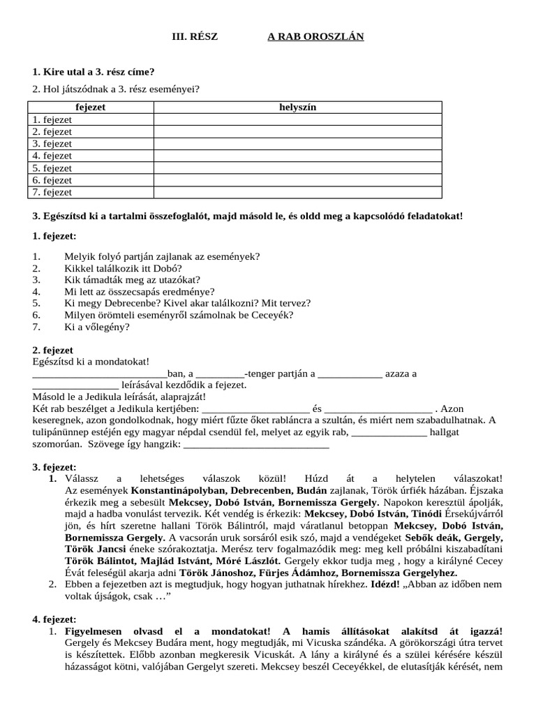 A Rab Oroszlán | PDF