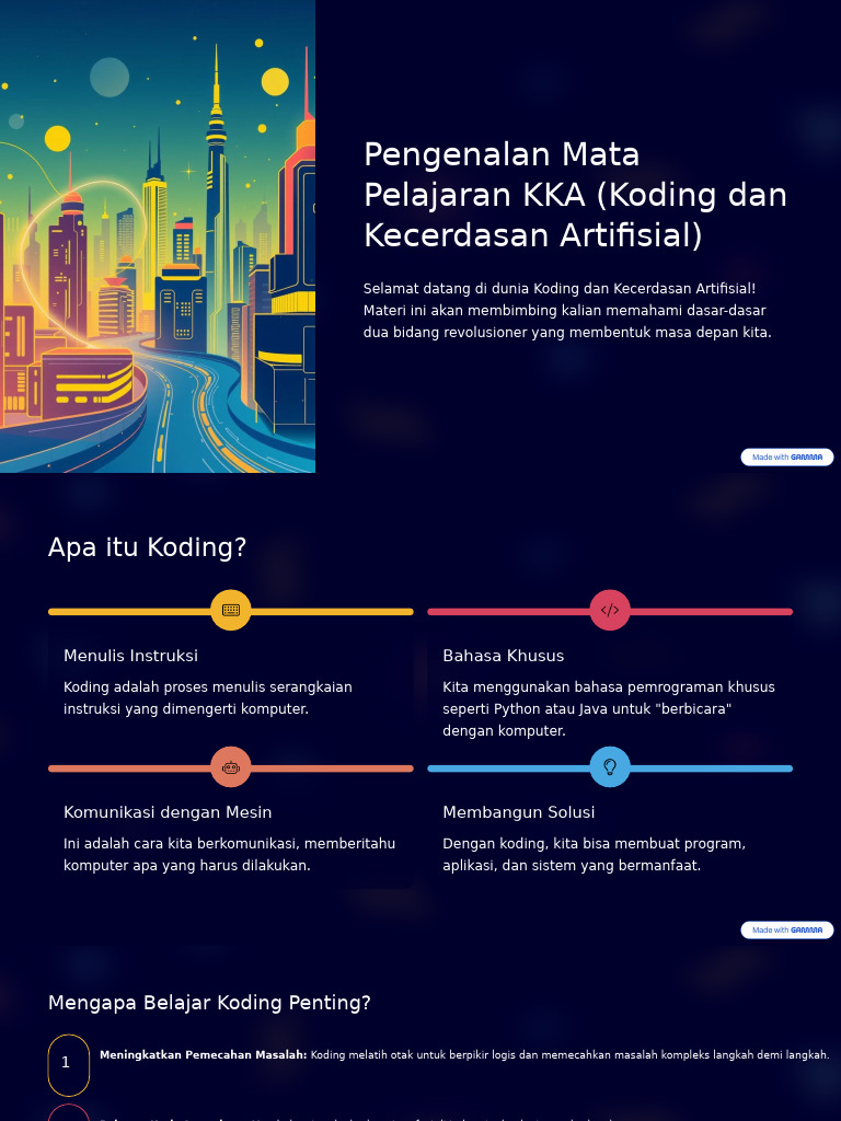 Pengenalan KKA: Koding & AI | PDF