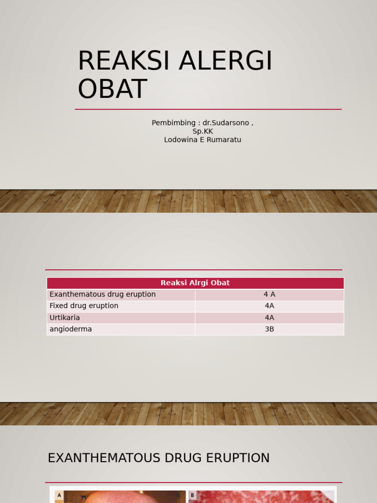 Reaksi Alergi Obat | PDF