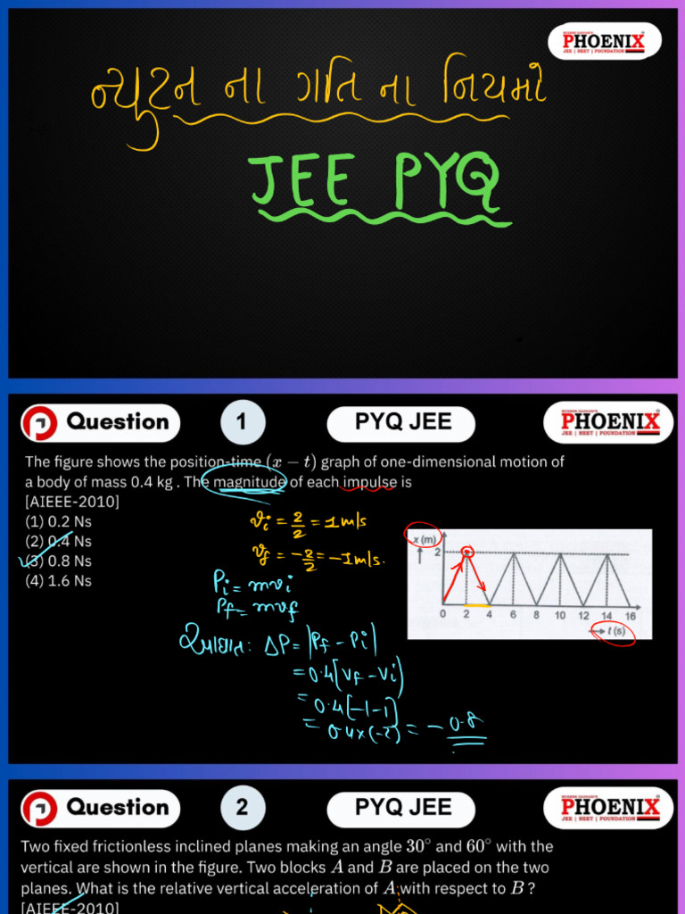 NLM Jee Pyqs Sollution | PDF