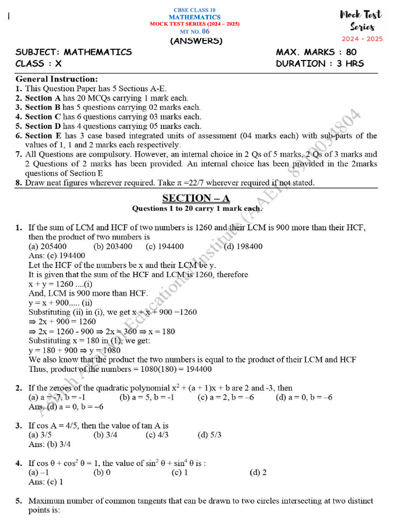 MT 06 Sol | PDF