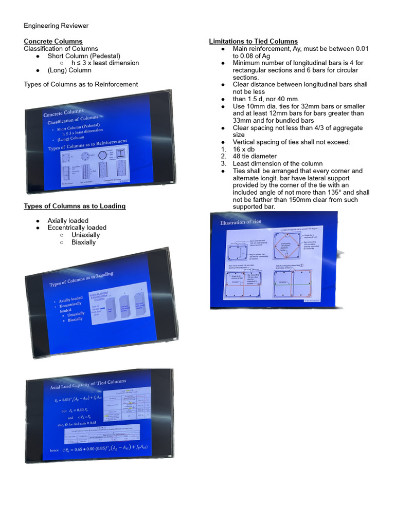 Concrete Column and Footing Design Guide | PDF | Building Engineering ...