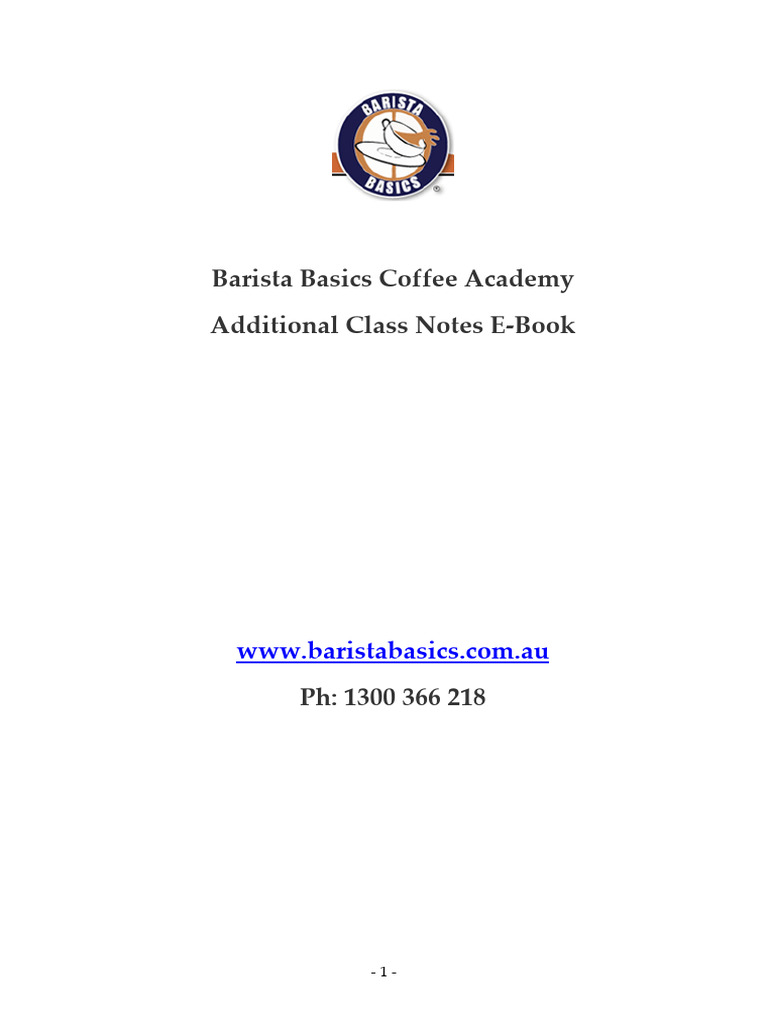 Barista Basics: Coffee History Guide | PDF | Coffee