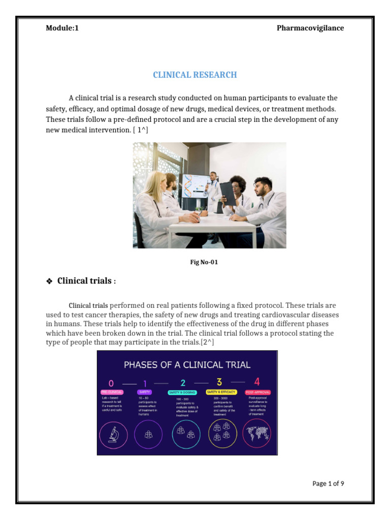 Overview of Clinical Trials and DCGI | PDF | Phases Of Clinical ...