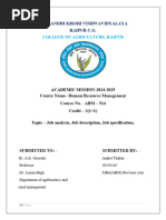 Person Specification Template Outline | PDF | Career & Growth | Business
