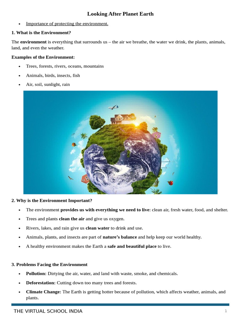Caring for Our Planet Earth | PDF | Waste | Recycling