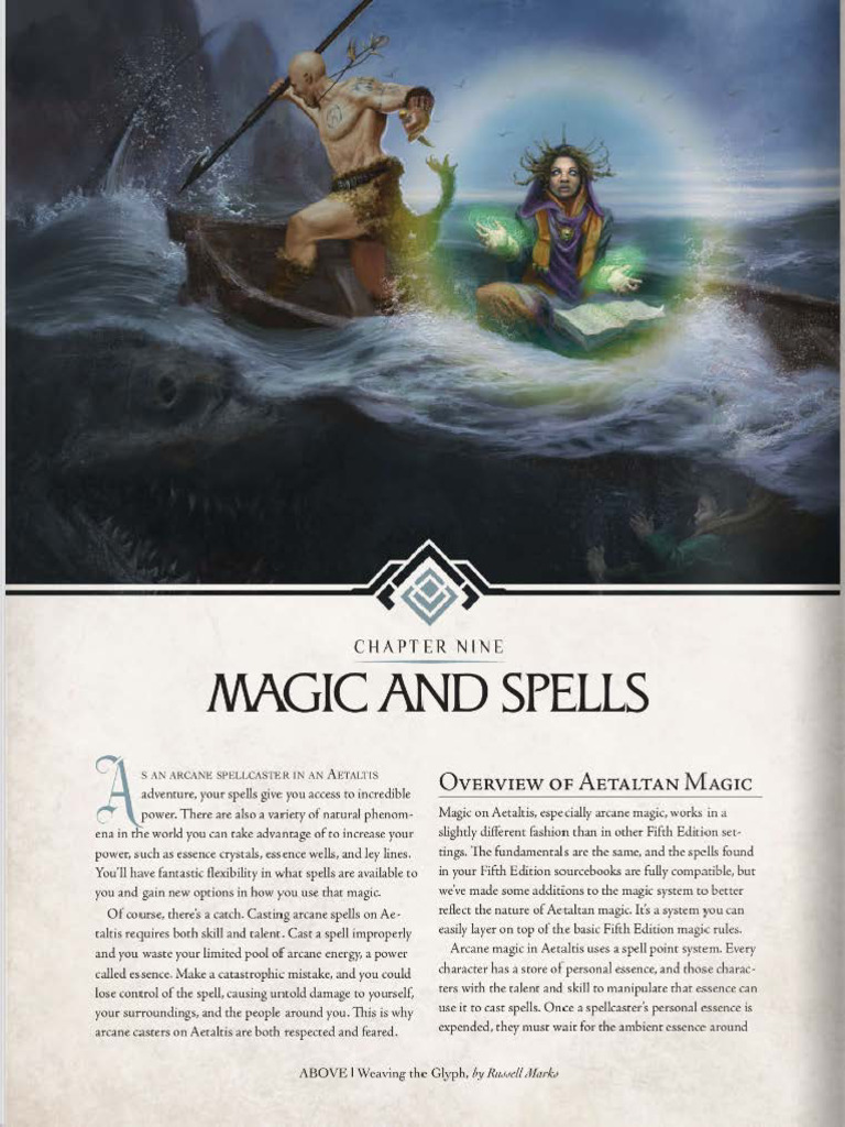 Aetaltis Magic System | PDF