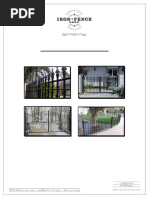 Colorbond Steel Fence Installation Guide | PDF | Materials