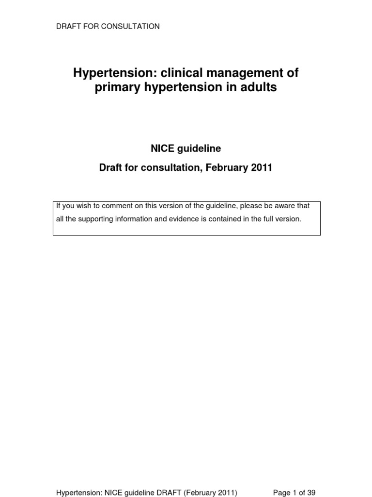 Guideline Hipertensi | PDF | Hypertension | Blood Pressure