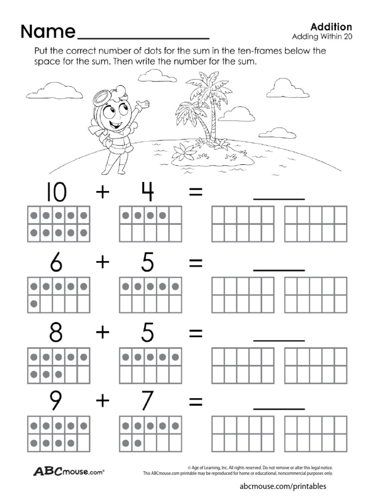 ABCmouse Printable Worksheets | PDF