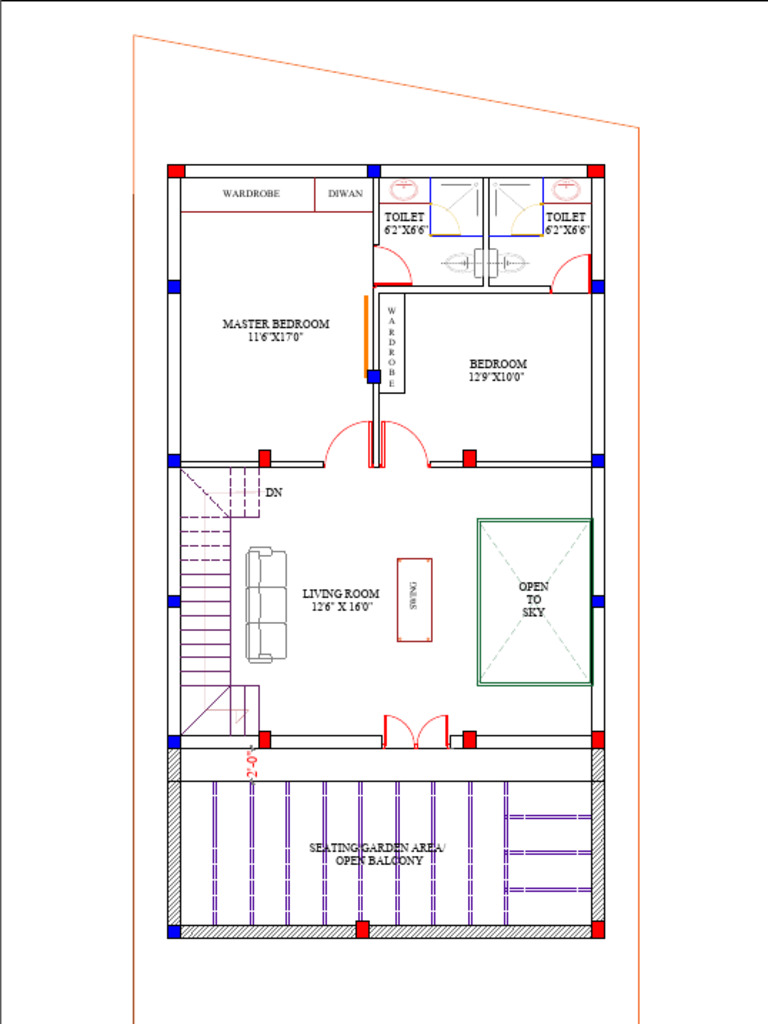 First Floor Concept With Column Rev | PDF
