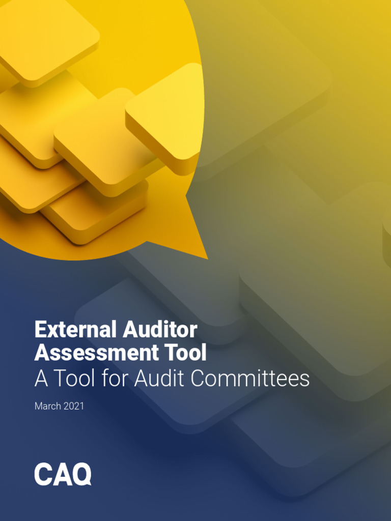 External Auditor Evaluation Tool | PDF | Audit | Audit Committee