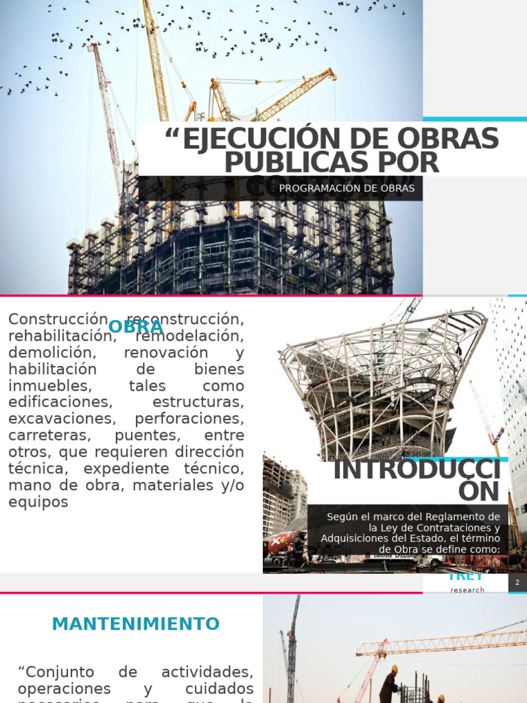 Ejecución de Obras Públicas por Contrata | PDF | Ingeniero civil