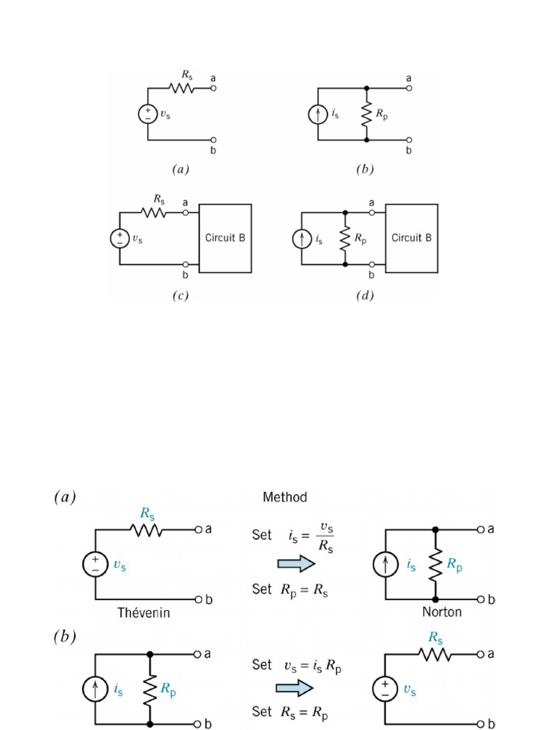 Source Transformation and Superposition Rules | PDF