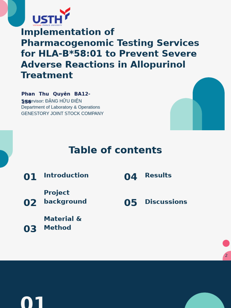 HLA-B*58:01 Pharmacogenomic Testing Implementation | PDF | Real Time ...